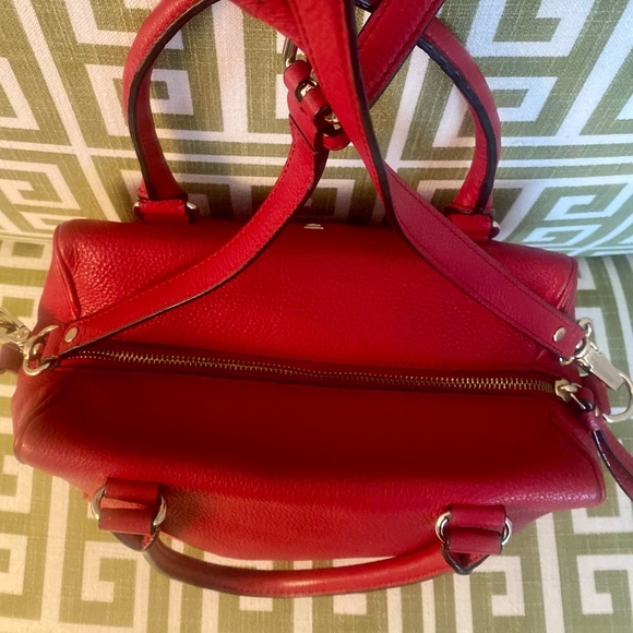 SOLD! KATE SPADE NY SHELBY GRANT PARK RED GERANIUM LEATHER CROSSBODY BAG - Picture 5 of 13